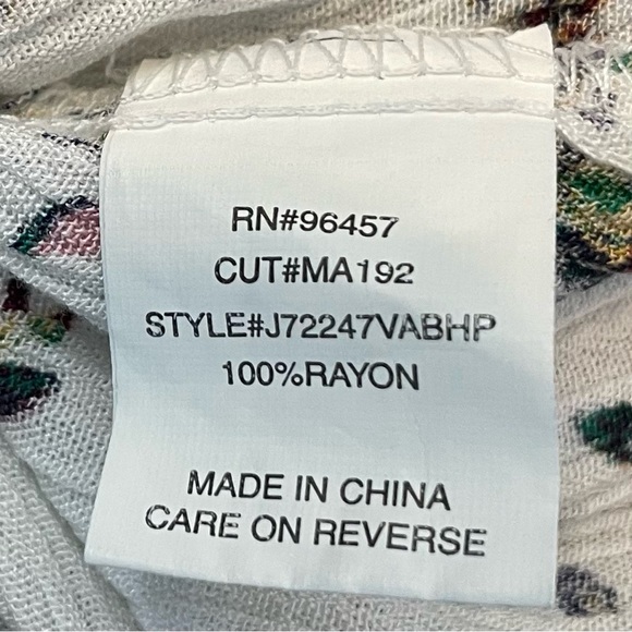 LUQ Women’s Short Sleeve Rhee Tie Front Blouse/Top/Shirt Sz S - Picture 7 of 7